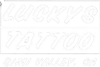 luckys tattoo logo